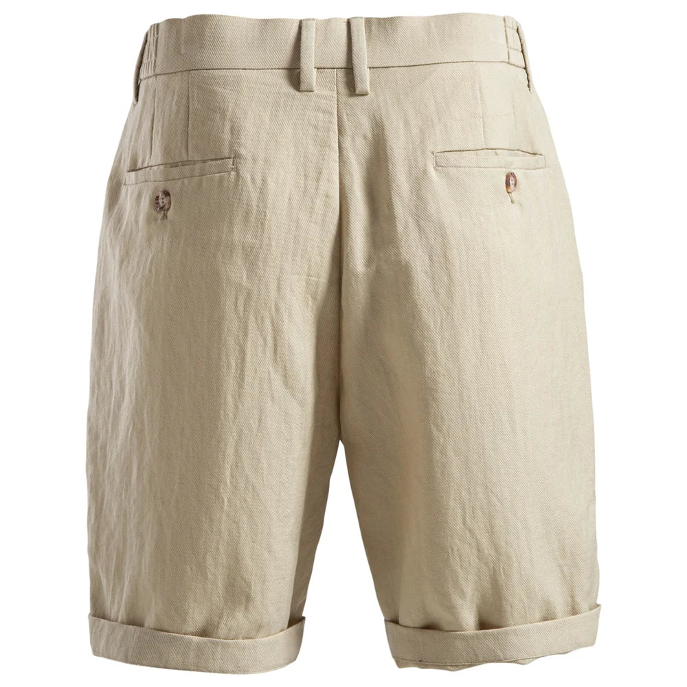 Men Summer Cotton Linen Shorts