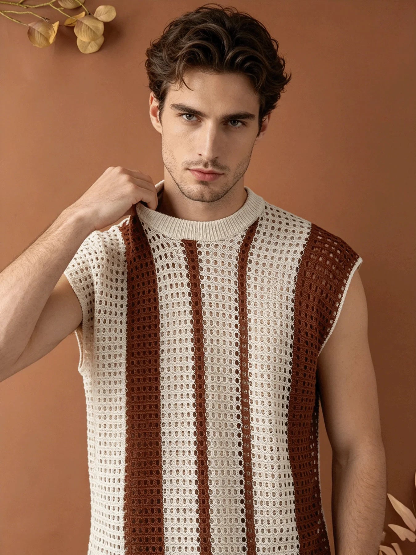 Men’s Knit Sleeveless Vest