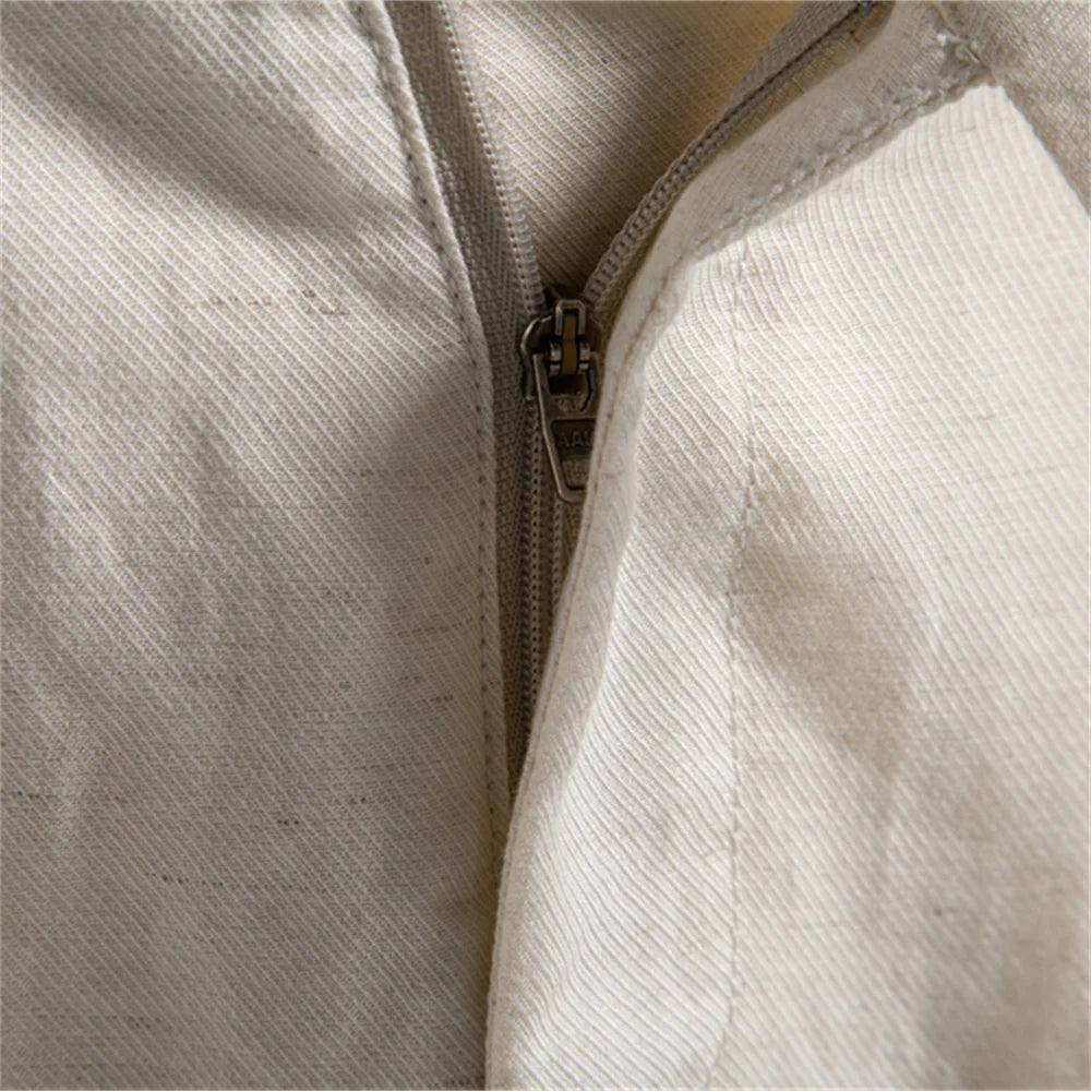 Men Summer Cotton Linen Shorts