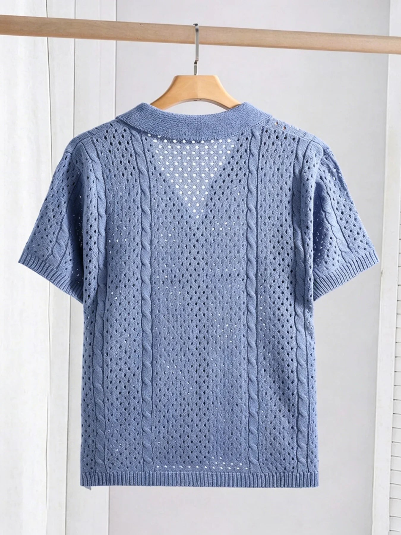 Men’s Hollow Knit Polo