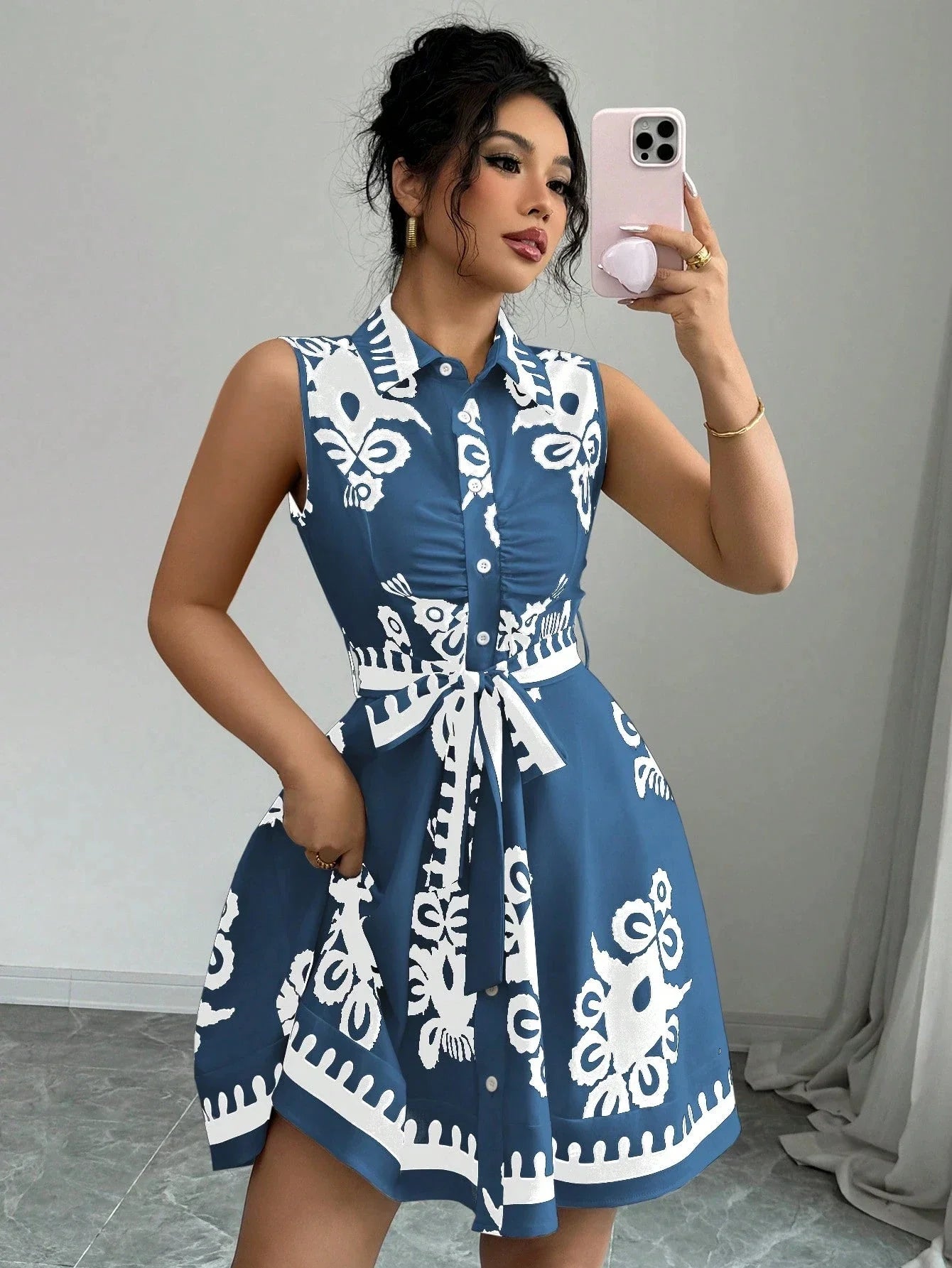 Floral Summer Midi Dress