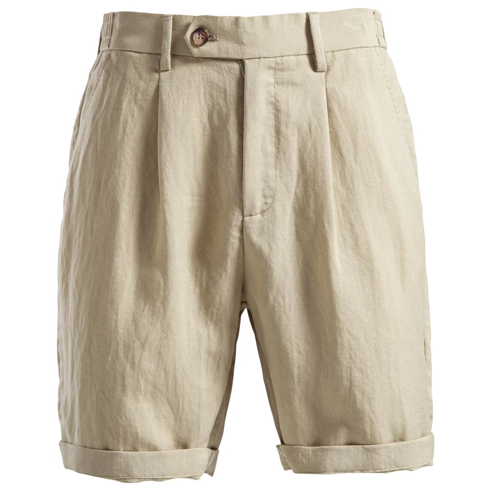 Men Summer Cotton Linen Shorts