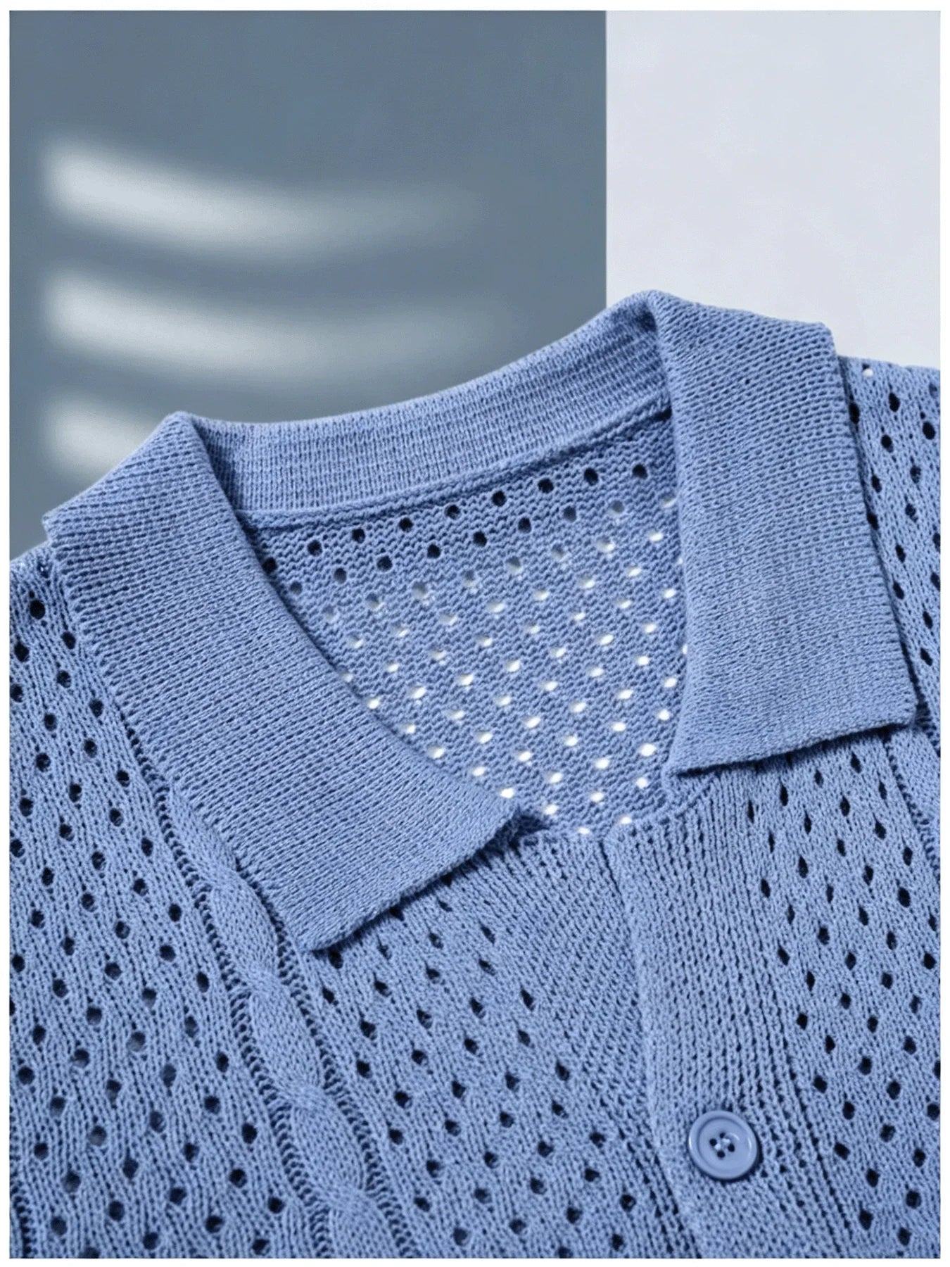 Men’s Hollow Knit Polo