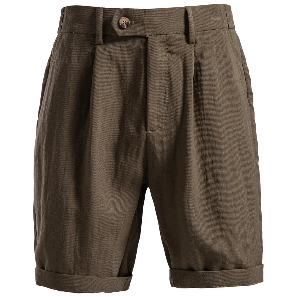 Men Summer Cotton Linen Shorts