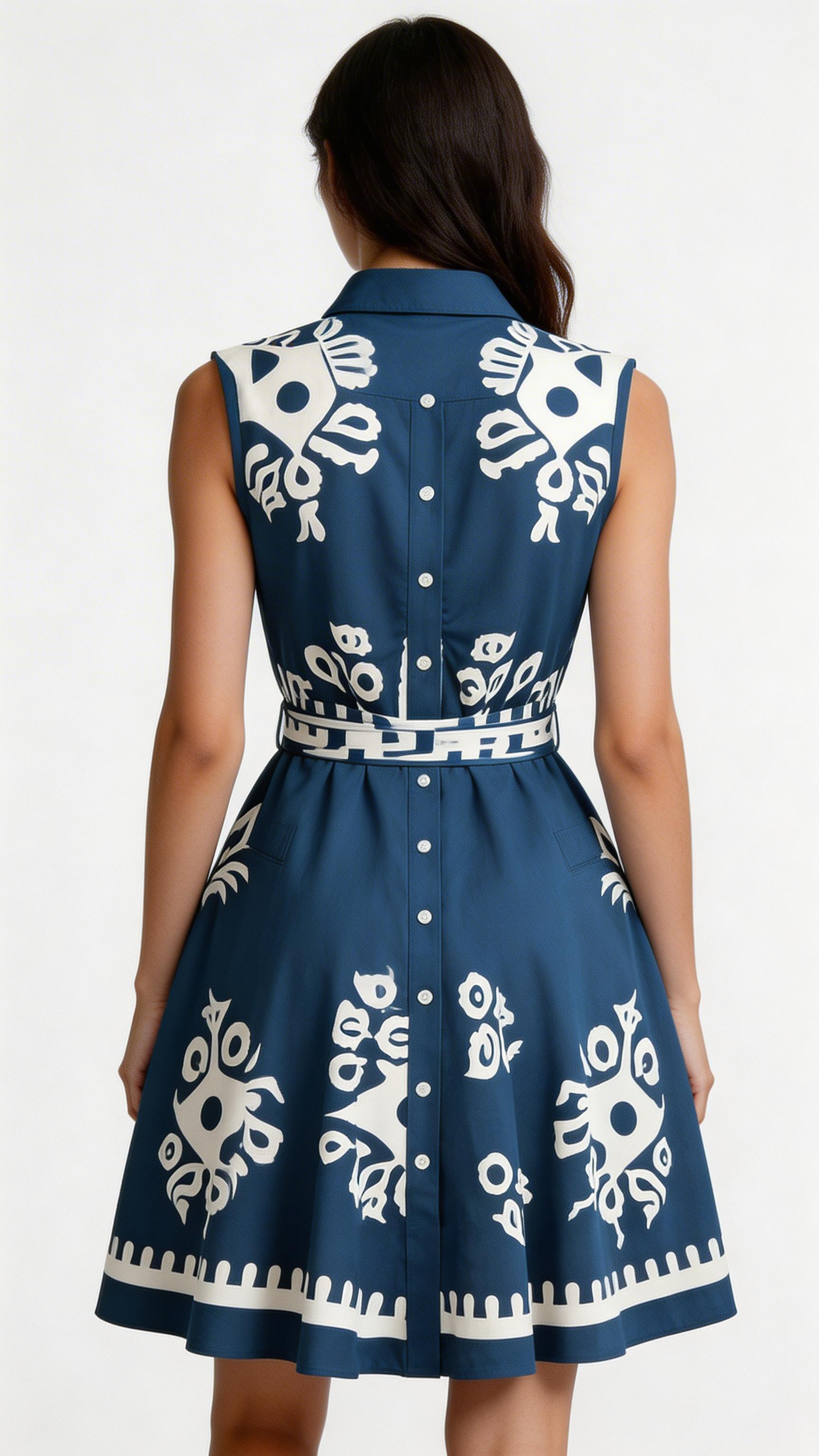 Women's Fashion Strapless Floral Print Belted Waist Dress Ladies Summer Beach Dress Casual Sleeveless Swing Dress