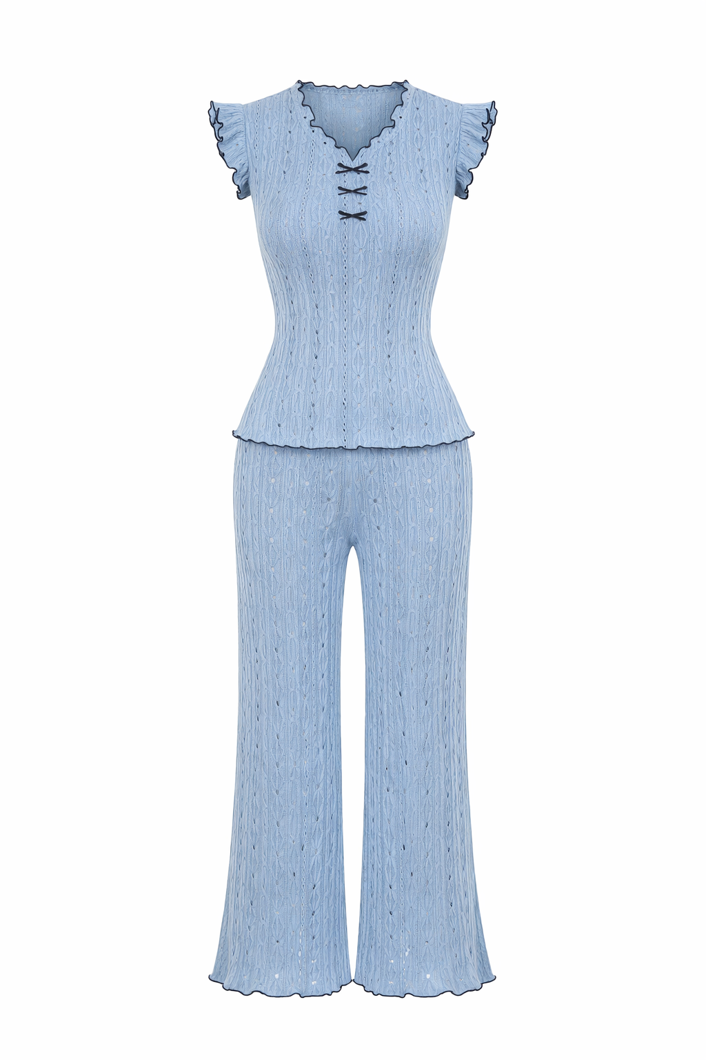 Lace Pajama Set – Lightweight Summer Sleepwear