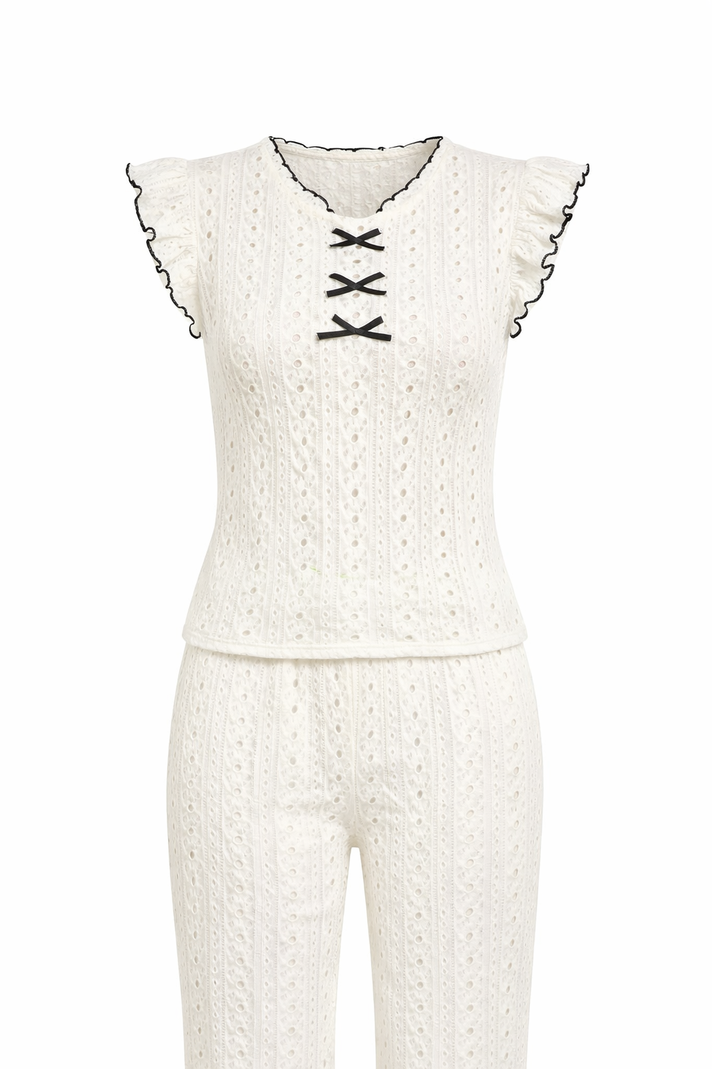 Lace Pajama Set – Lightweight Summer Sleepwear